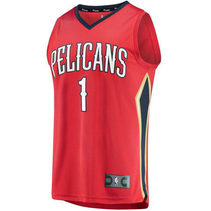 Zion Williamson New Orleans Pelicans 2019 NBA Draft First Round Pick Fast Break Replica Jersey- Association Edition
