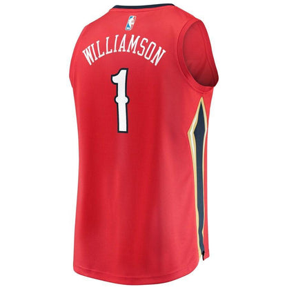 Zion Williamson New Orleans Pelicans 2019 NBA Draft First Round Pick Fast Break Replica Jersey- Association Edition