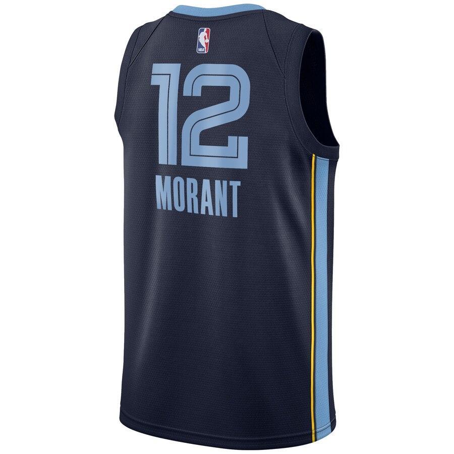 Ja Morant Memphis Grizzlies 2019 NBA Draft First Round Pick Swingman Jersey Navy - Icon Edition