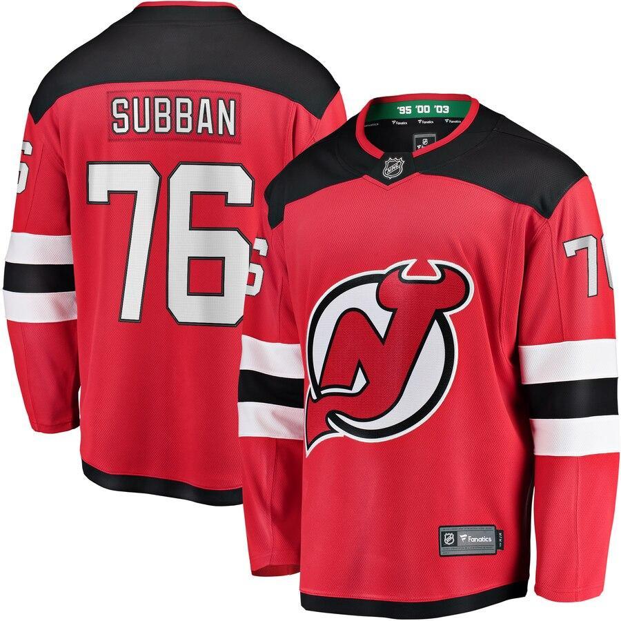 P.K. Subban New Jersey Devils Branded Breakaway Player Jersey – Red
