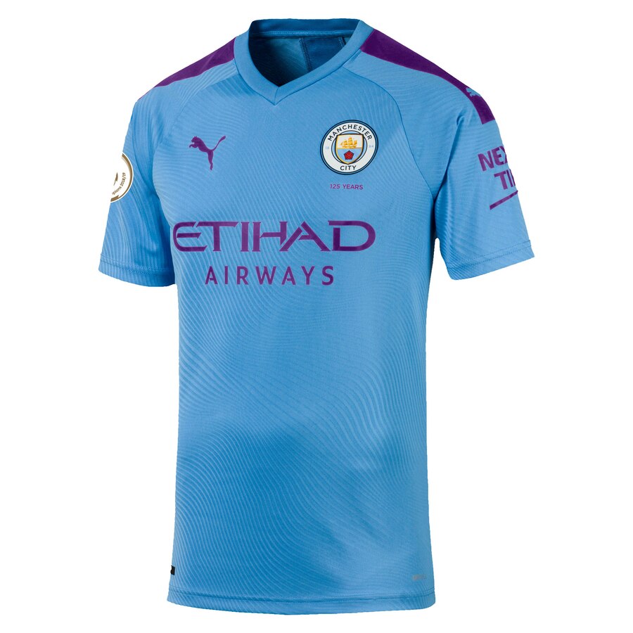 Kevin De Bruyne Manchester City 2019/20 Home Authentic Player Jersey – Light Blue
