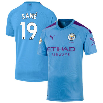 Leroy Sané Manchester City 2019/20 Home Authentic Player Jersey – Light Blue