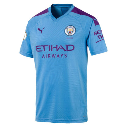 Sergio Agüero Manchester City 2019/20 Home Replica Player Jersey – Light Blue