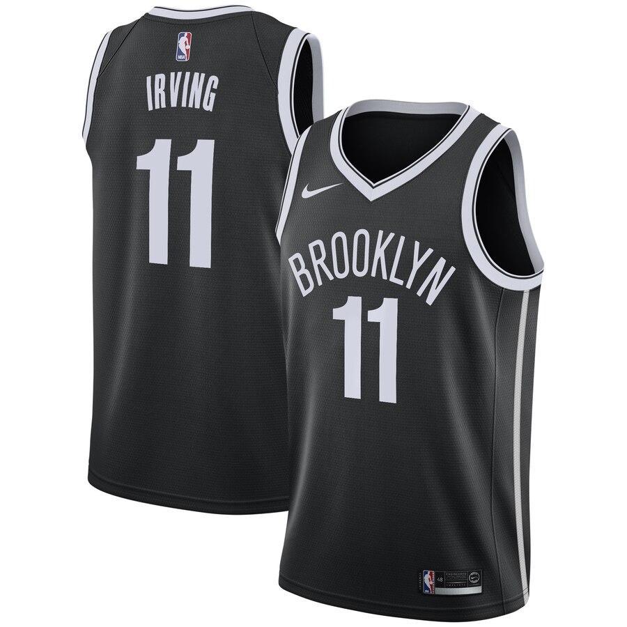Kyrie Irving Brooklyn Nets Black 2019/20 Swingman Jersey – Icon Edition