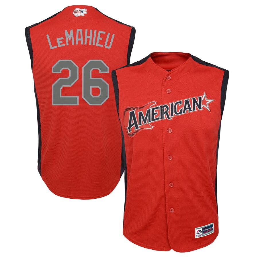 DJ LeMahieu 26 American League Youth Red 2019 MLB All-Star Game Player Jersey
