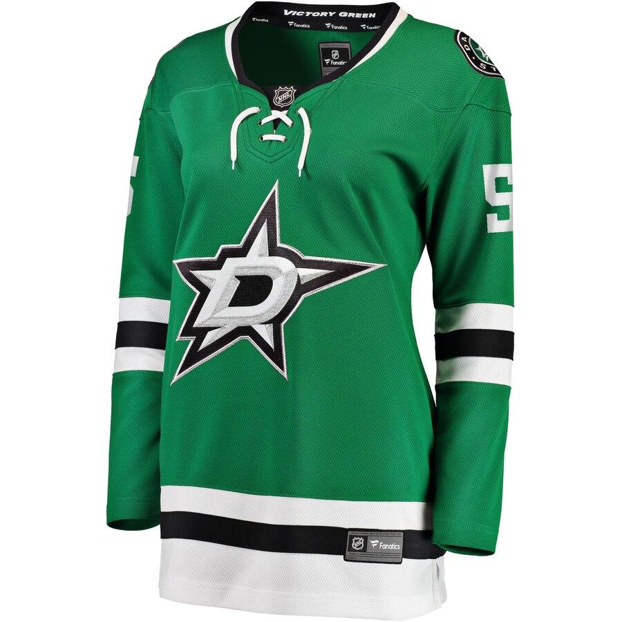 Andrej Sekera 5 Dallas Stars Women's Kelly Green Breakaway Home Player Jersey