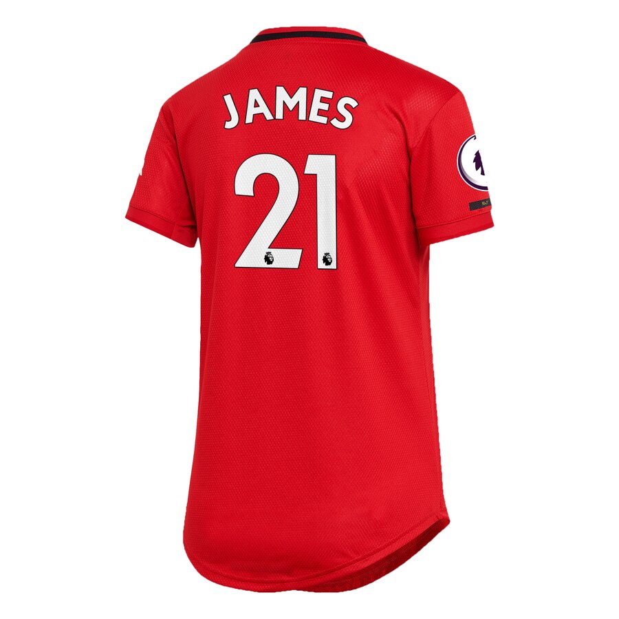 Daniel James Manchester United Women's 2019/20 Home Replica Player Jersey – Red