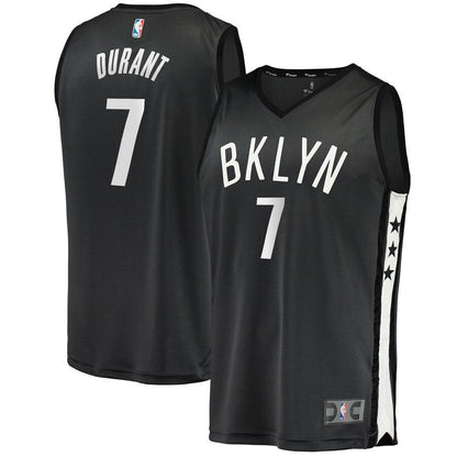 Kevin Durant Brooklyn Nets Charcoal 2019/20 Fast Break Replica Player Jersey - Statement Edition