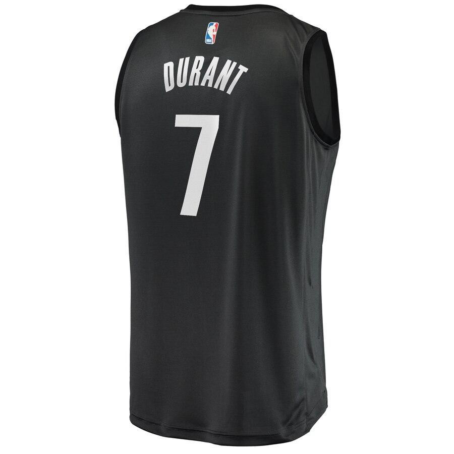 Kevin Durant Brooklyn Nets Charcoal 2019/20 Fast Break Replica Player Jersey - Statement Edition