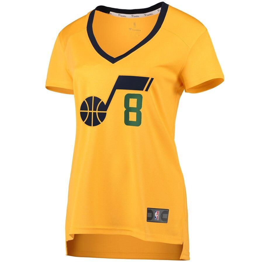 Mike Conley Utah Jazz Women's Gold Fast Break Replica Jersey – Statement Edition