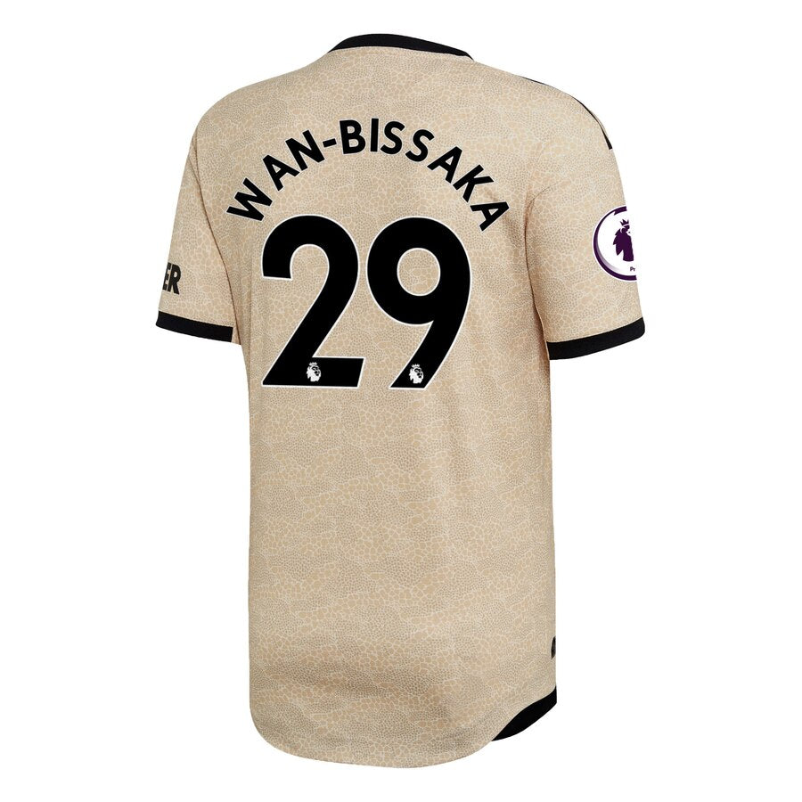 Aaron Wan-Bissaka Manchester United 2019/20 Away Authentic Player Jersey - Tan