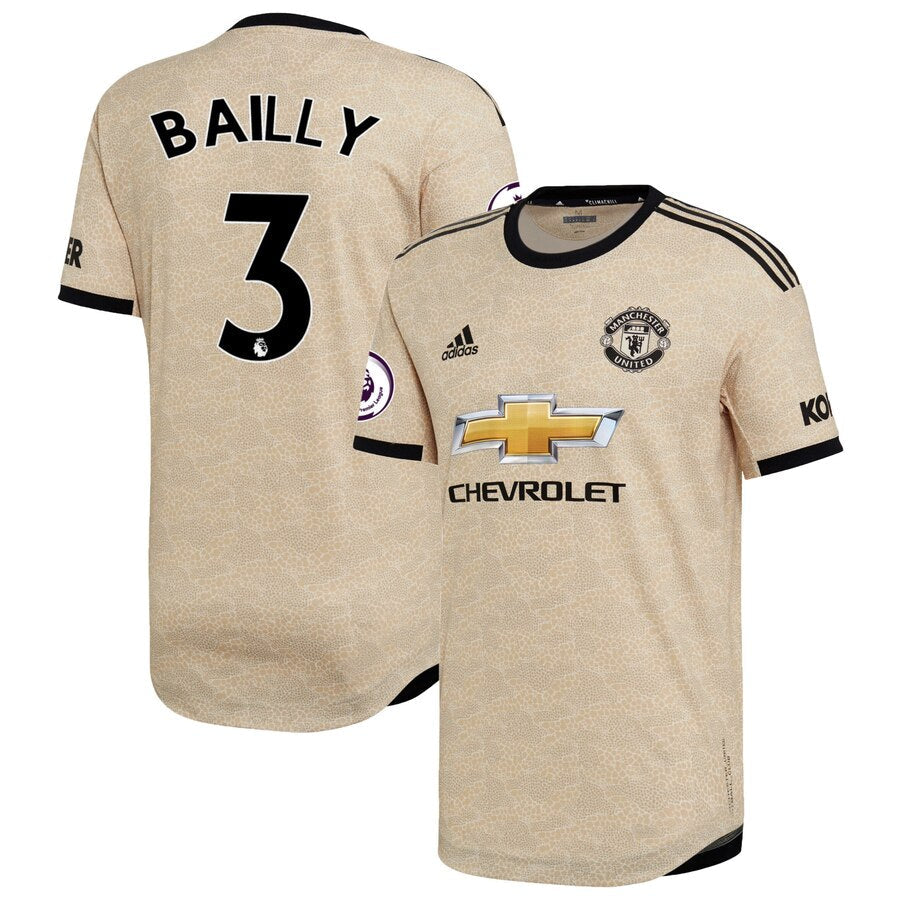 Eric Bailly Manchester United 2019/20 Away Authentic Player Jersey - Tan