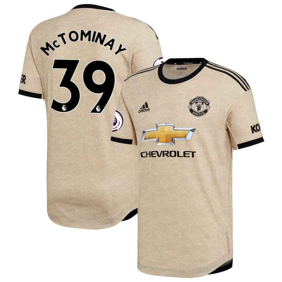 McTominay Manchester United 2019/20 Away Authentic Player Jersey - Tan