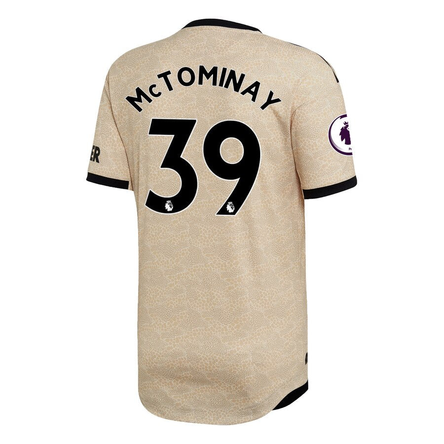 McTominay Manchester United 2019/20 Away Authentic Player Jersey - Tan