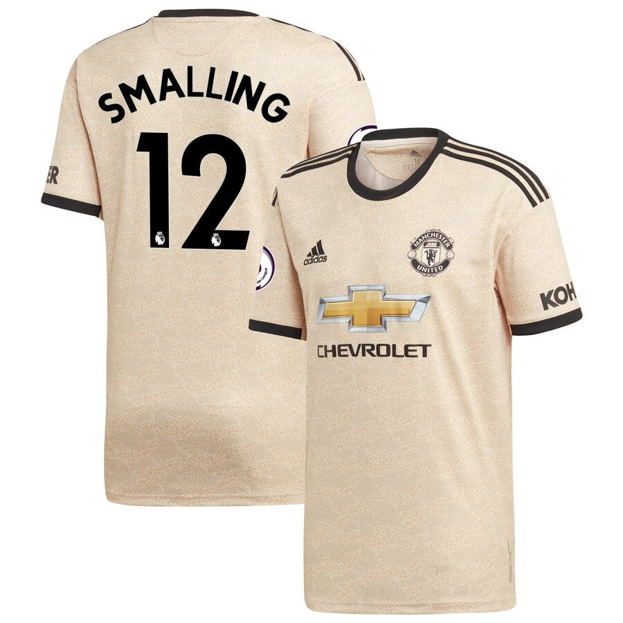 Chris Smalling Manchester United 2019/20 Away Replica Player Jersey - Tan