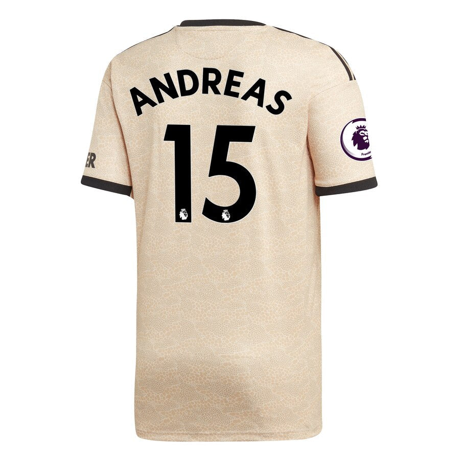 Andreas Pereira Manchester United 2019/20 Away Replica Player Jersey - Tan