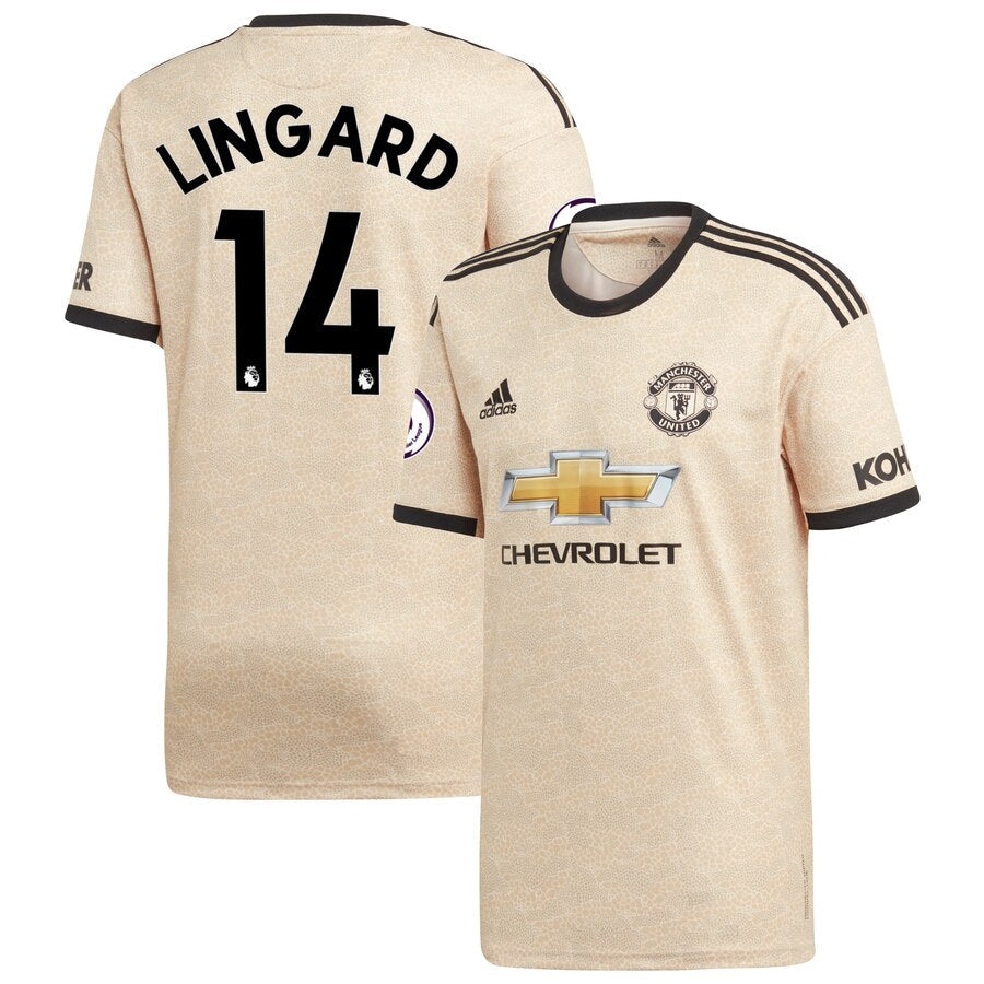 Jesse Lingard Manchester United Youth 2019/20 Away Replica Player Jersey - Tan