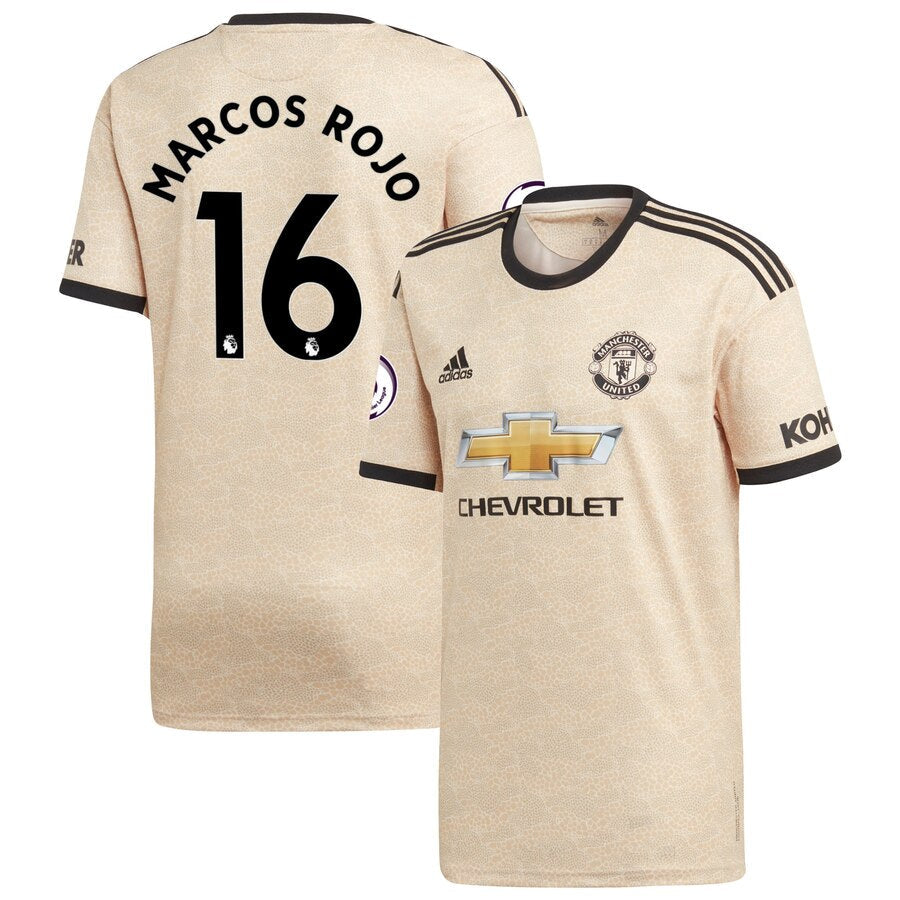 Marcos Rojo Manchester United Youth 2019/20 Away Replica Player Jersey - Tan