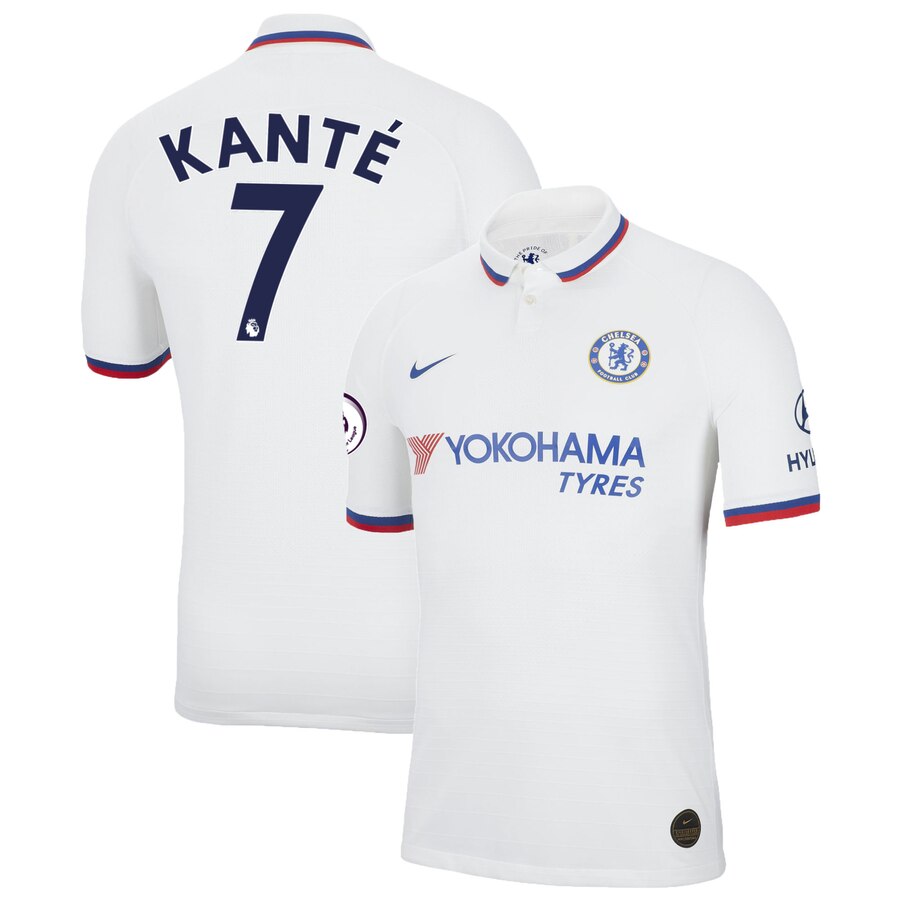 N'Golo Kanté Chelsea White 2019/20 Away Authentic Vapor Match Player Jersey