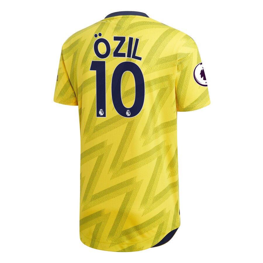 Mesut Özil Arsenal 2019/20 Away Authentic Player Jersey – Yellow