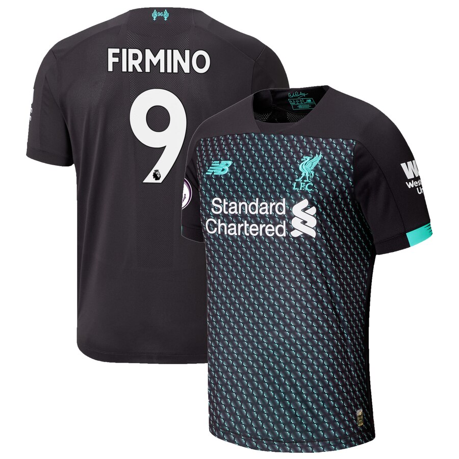 Roberto Firmino Liverpool 2019/20 Third Authentic Player Jersey - Black