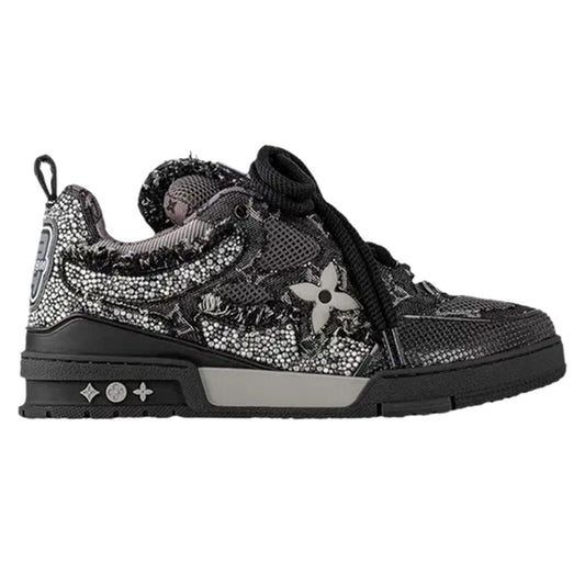 Skate Sneaker Black Swarovskiâ„¢ Crystals