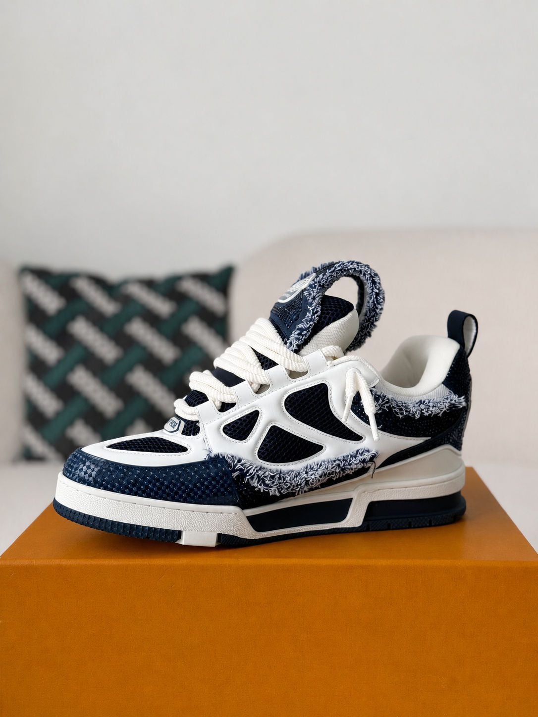 Skate Sneaker Marine White