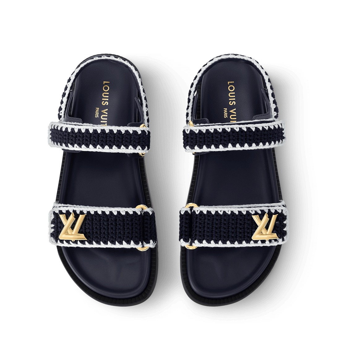 Sunset Comfort Sandals â€˜Blue/White'