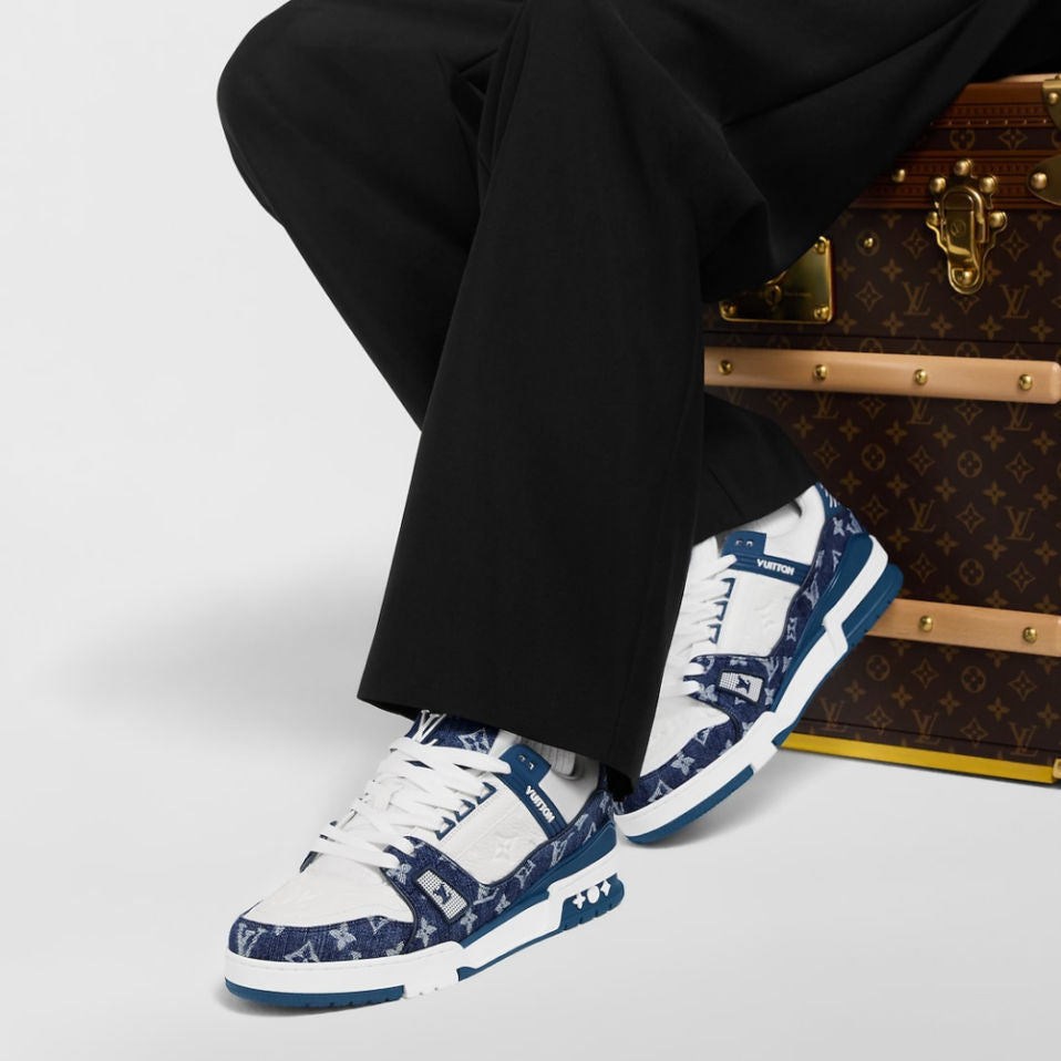 Trainer Sneaker â€˜Denim Monogram Blueâ€™