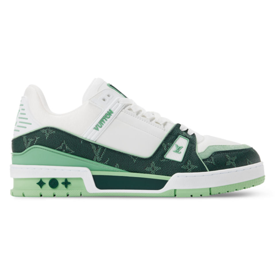 Trainer Sneaker â€˜Denim Monogram greenâ€™