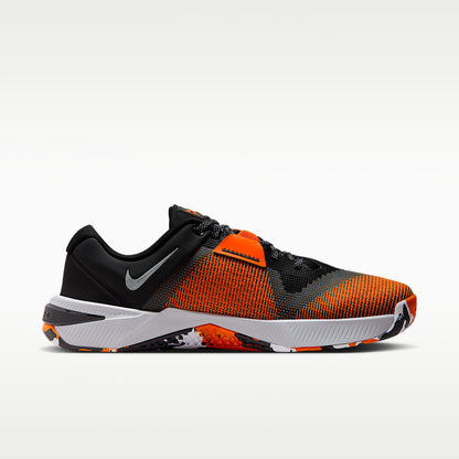 Metcon 10 Men's Workout Shoes Black Safety Orange Wolf Grey