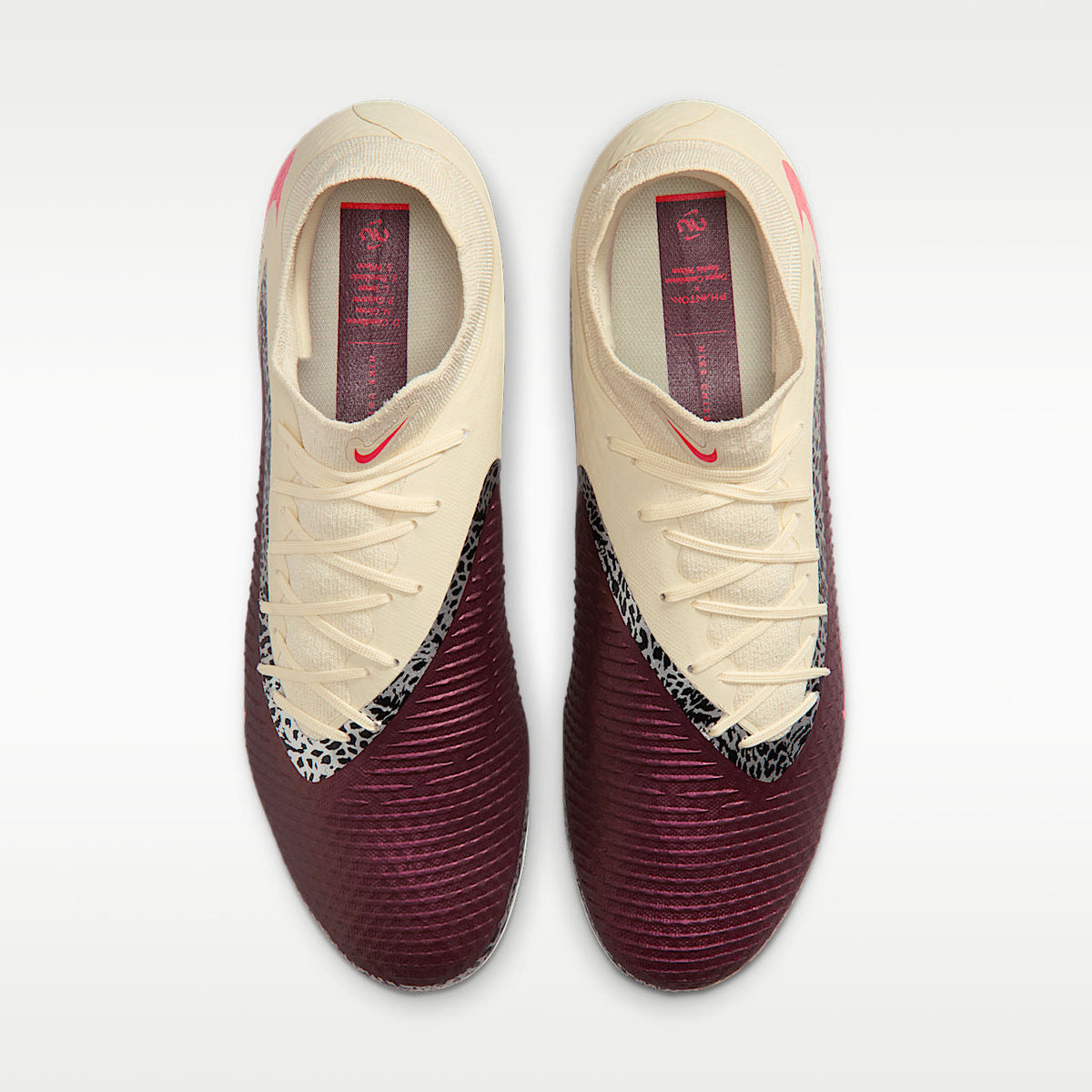 Phantom 6 High Academy Multi-Ground Soccer Cleats Unisex Burgundy Crush