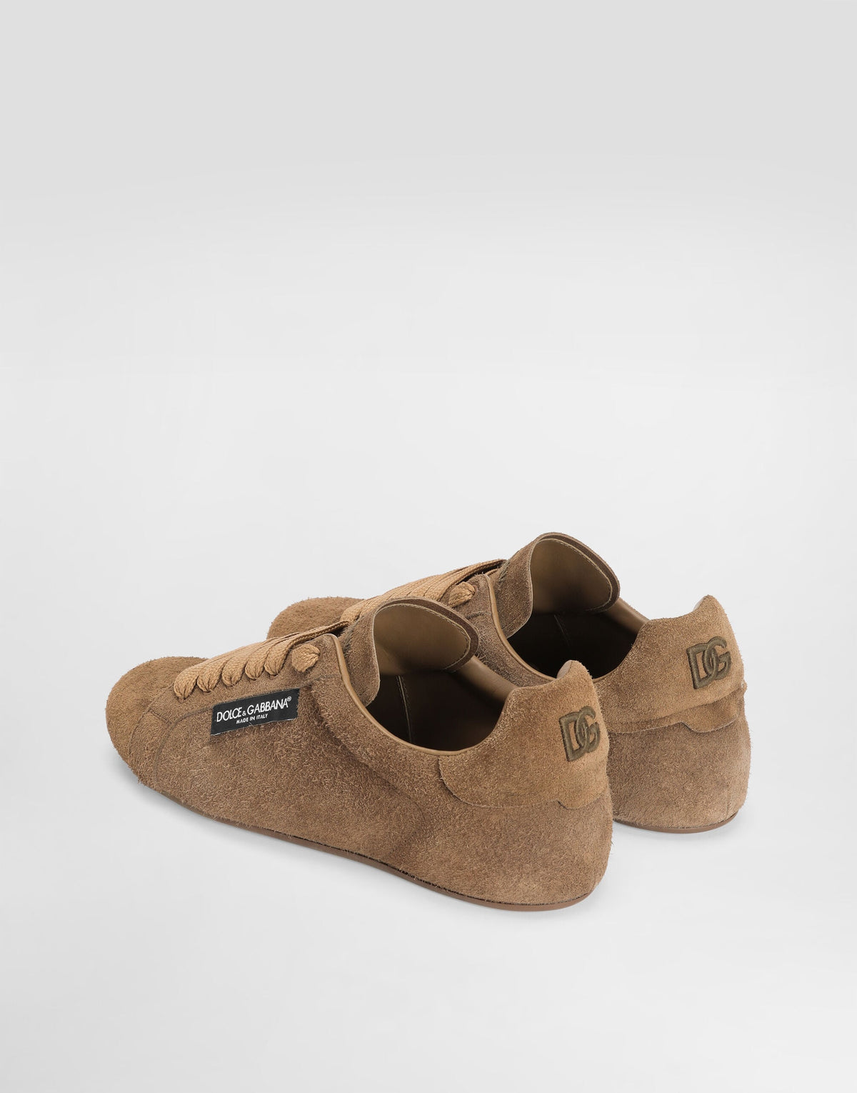 Portofino Soft Split Leather Men's Sneakers Brown