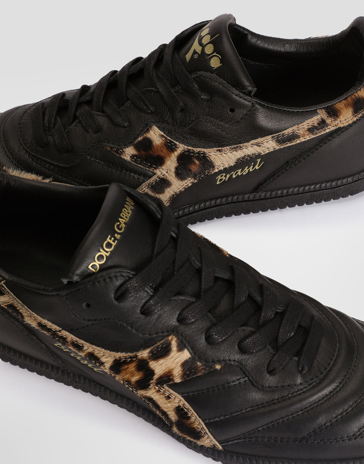 Calfskin Sneakers with TPU Outsole and Leather Insole Multicolor