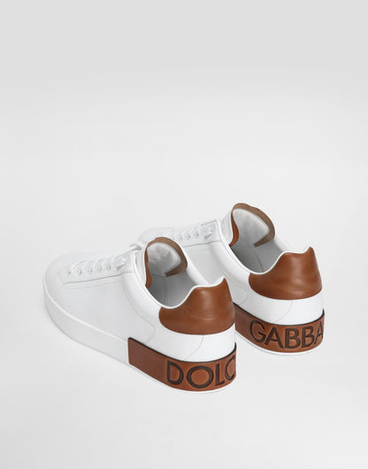 Portofino Calfskin Men's Sneakers White CS2278A9U738S537