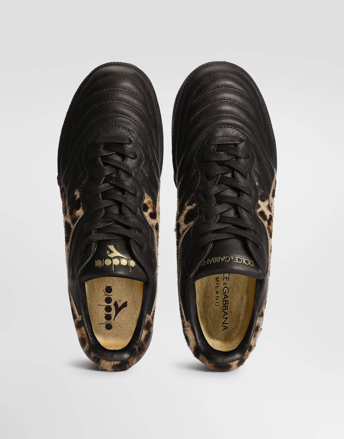 Calfskin Sneakers with TPU Outsole and Leather Insole Multicolor