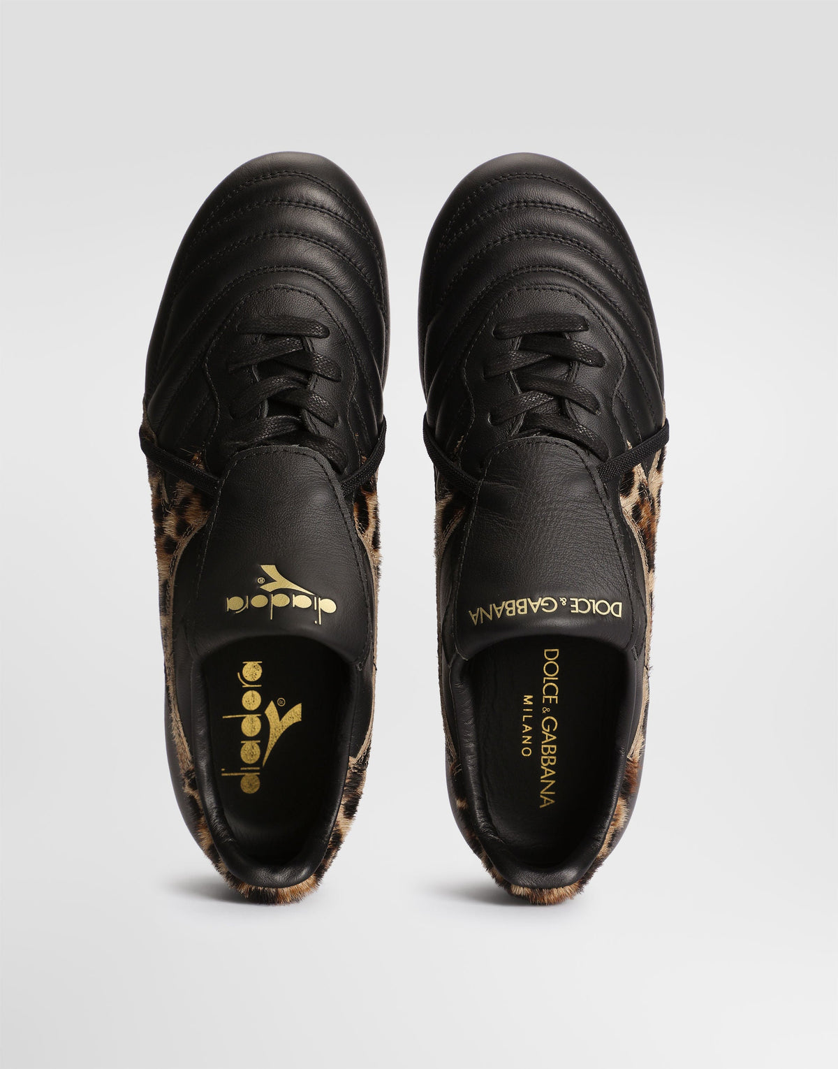 Italian-Made Calfskin Sneakers with Leather Insole Men's Multicolor