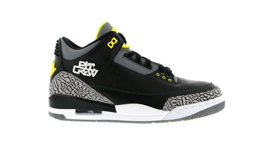 3 Retro Basketball Shoes Oregon Ducks Pit Crew Black