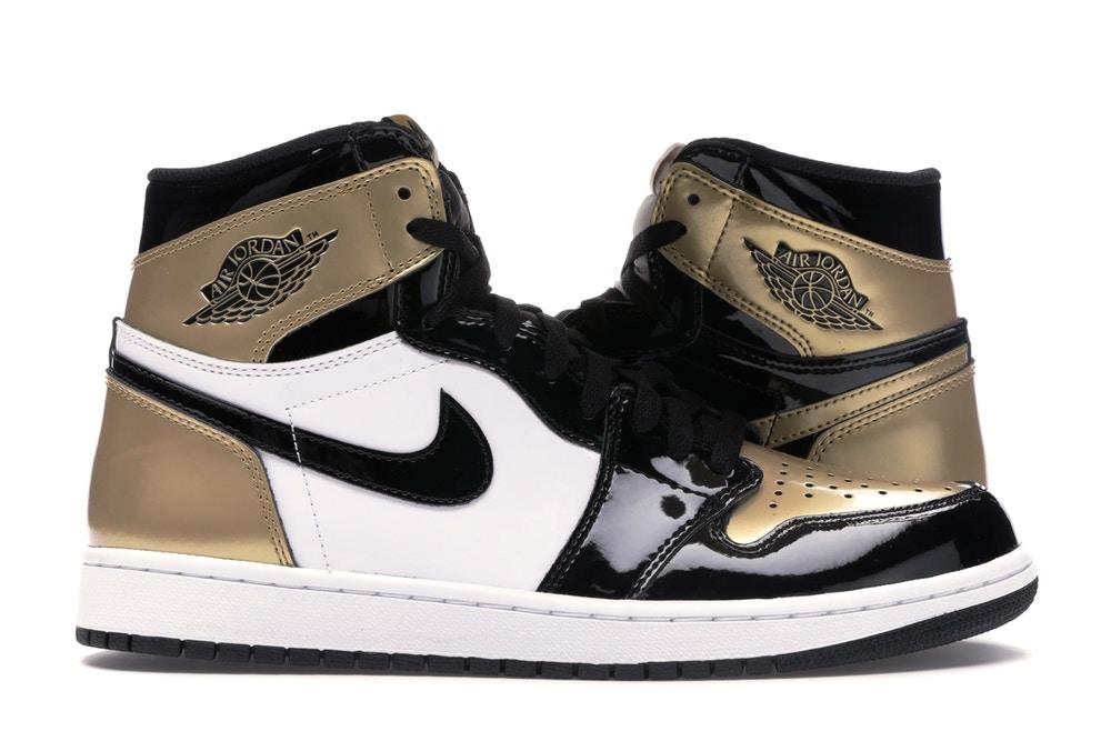 AJ1 Retro Basketball Shoes High Gold Top 3