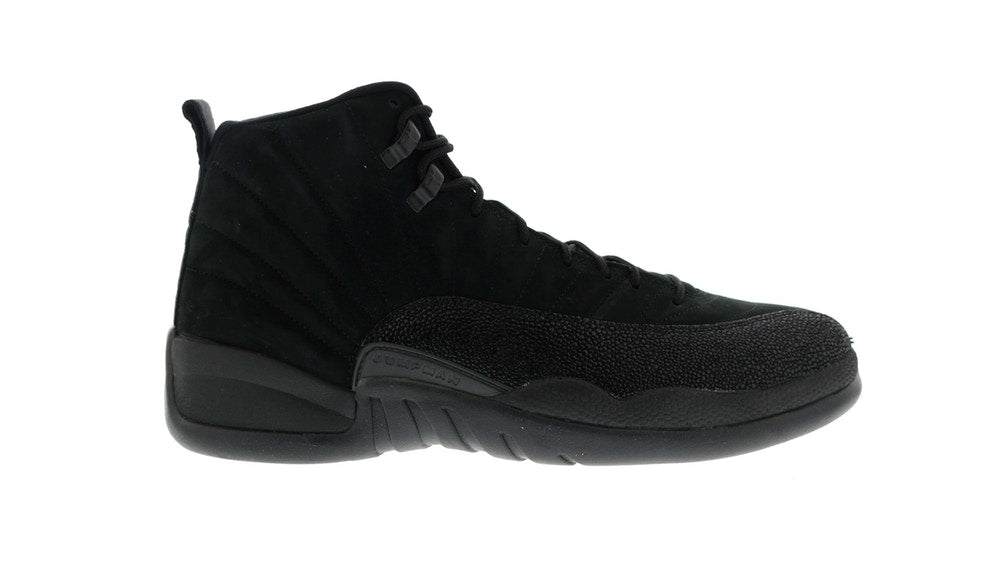 12 Retro Basketball Shoes Black