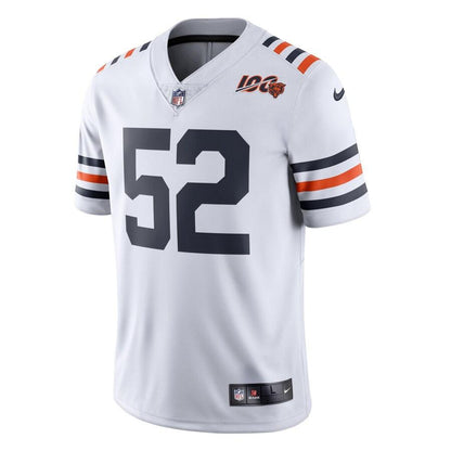 Men's Chicago Bears Khalil Mack White 2019 100th Season Alternate Classic Limited Jersey